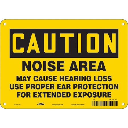 Condor Safety Sign, 7 in Height, 10 in Width, Vinyl, Vertical Rectangle, English, 466A62 466A62