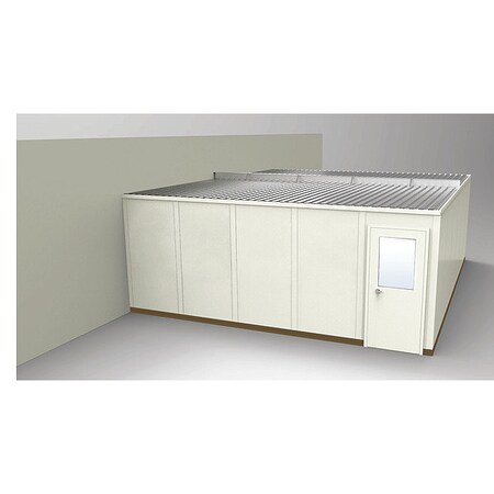 Porta-Fab 3-Wall Modular In-Plant Office, 8 ft 1 3/4 in H, 24 ft 4 1/2 in W, 20 ft 1 1/4 in D, Beige GS2024-3