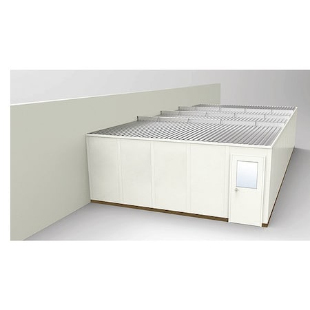 Porta-Fab 3-Wall Modular In-Plant Office, 8 ft 1 3/4 in H, 40 ft 4 1/2 in W, 20 ft 1 1/4 in D, Beige GS2040-3