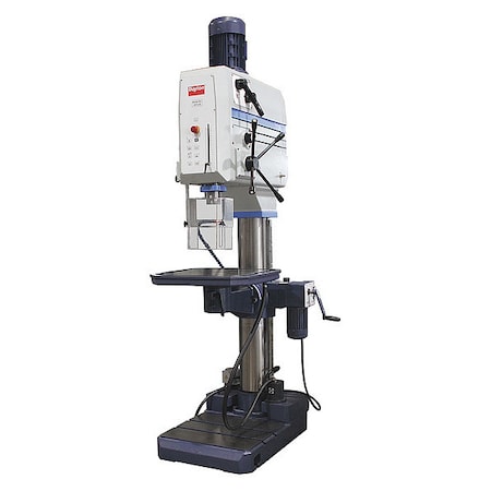 Dayton Floor Drill Press, Geared Head Drive, 4 to 5 hp, 460V AC V, 32 in Swing, 16 Speed 467L05