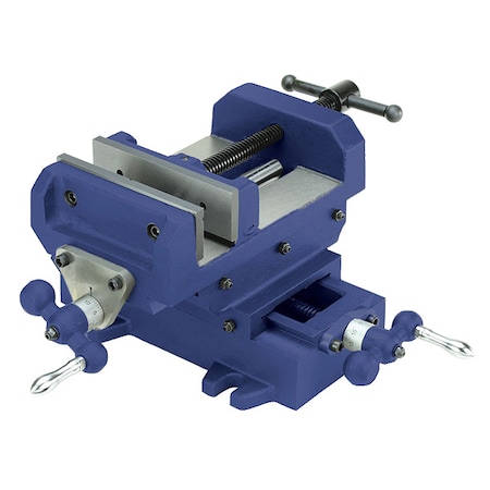 Palmgren Cross Slide Vise, Overall 17-1/2" L 467M12