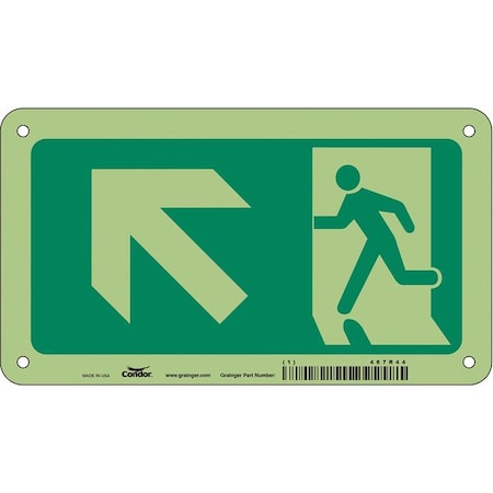 Condor Safety Sign, 4 1/2 in x 8 in, Aluminum 467R44 | Zoro