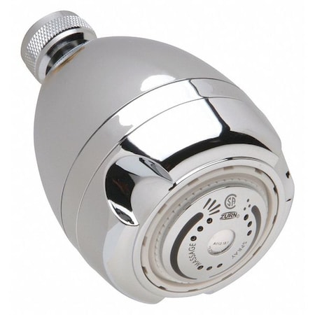 Zurn Shower Head, 2-5/8" H, 1.75 gpm Flow Rate Z7000-S8