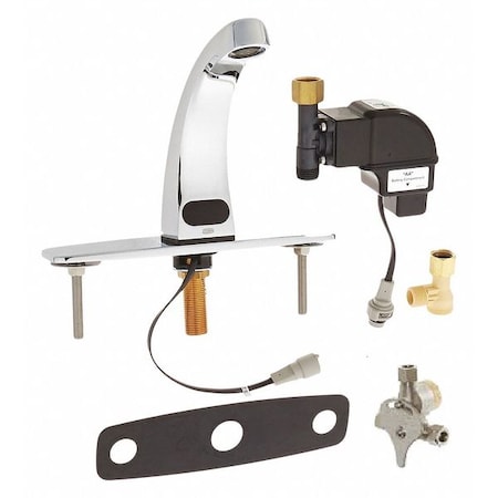 Zurn Sensor 8" Mount, 3 Hole Mid Arc Bathroom Faucet, Chrome plated Z6913-XL-CP8-MV