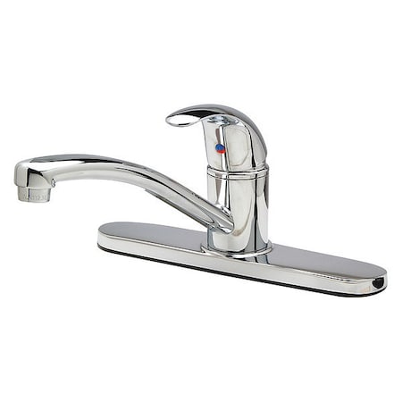 Zurn Low Arc Kitchen Faucet, Manual, 2" Mount, 1 Hole Commercial Z7870C-XL-SO