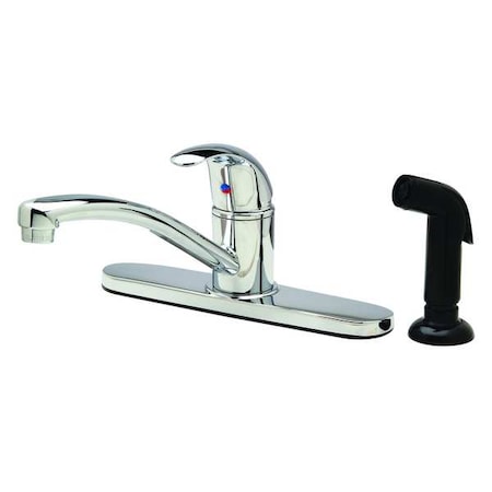 Zurn Low Arc Kitchen Faucet, Manual, 8" Mount, 2 Hole Commercial Z7872C-XL-SO