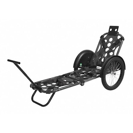Rexone Stretcher, 28" L, 20" H, Black RXA01TC
