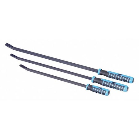 Otc Pry Bar Set, 24"/36"/48" Overall L 8203L