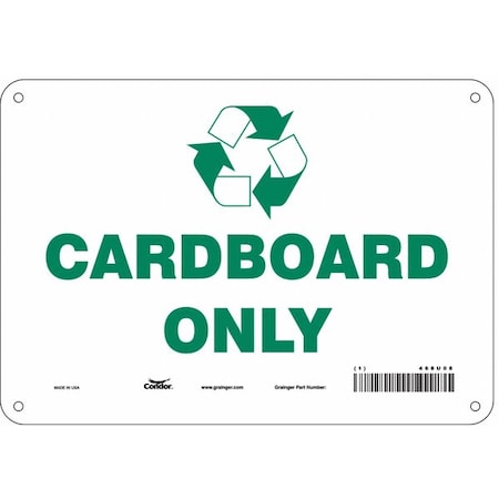 Condor Cardboard Only, 10 in W x 7 in H, Vertical Rectangle, Polyethylene, 468U08 468U08