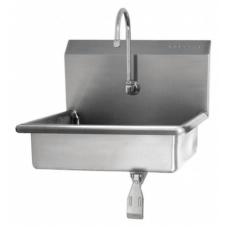 Sani-Lav Hand Sink, 22"x19"x14", Silver 5A41