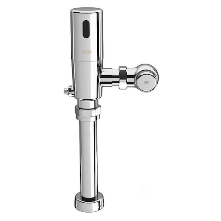 Zurn Toilet Automatic Flush Valve, 1.1 gpf gpf, Polished Chrome, 1 in, 1 1/2 in Spud Coupling ZTR6200-ONE