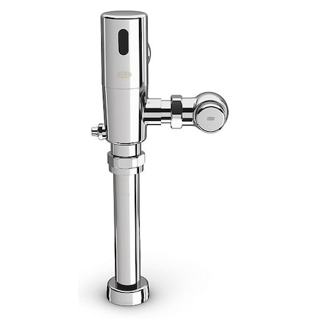 Zurn Toilet Automatic Flush Valve, 1.1 gpf gpf, Polished Chrome, 1 in, 1 1/2 in Spud Coupling ZTR6200-ONE-HW