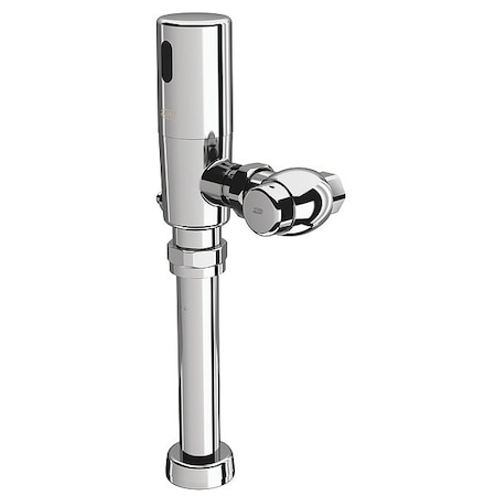 Zurn Toilet Automatic Flush Valve, 1.1 gpf gpf, Polished Chrome, 1 in, 1 1/2 in Spud Coupling ZTR6200-ONE-LL