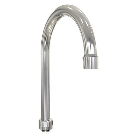 Sani-Lav Replacement Spout, 10" L, Chrome Plated 204SP