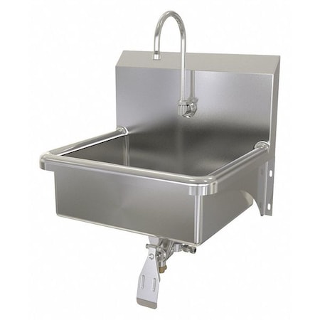 Sani-Lav Hand Sink, 20"x17.5"x16.5", Silver 7051