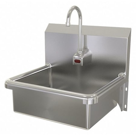 Sani-Lav Hands-Free Sink, 20"x17.5"x16.5", Silver 705A