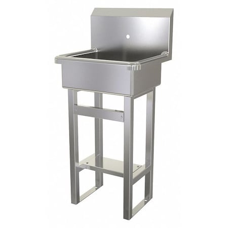 Sani-Lav Hand Sink, 20"x17.5"x43.5", Silver 7250