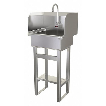 Sani-Lav Hand Free Sink 17 in x 14 in, 1, 1, Floor 727A.5 | Zoro