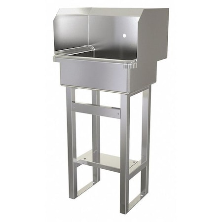 Sani-Lav Hand Sink, 20"x17.5"x43.5", Silver 7270