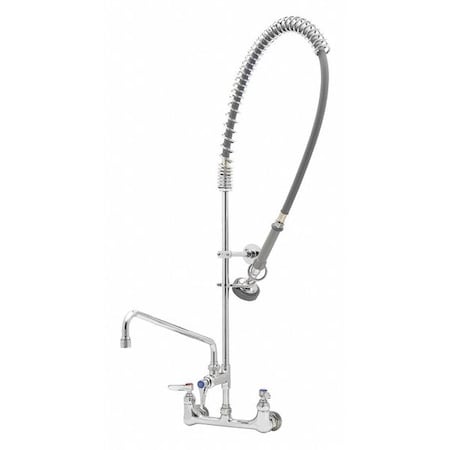 T&S Brass Faucet Spray Spring Hose, Surface Mount B-2187