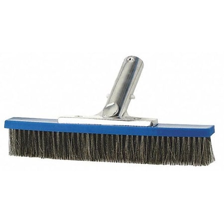 Jed Pool Tools Pool Brush, Al, Blue/Stainless Steel, 10" L 70-274