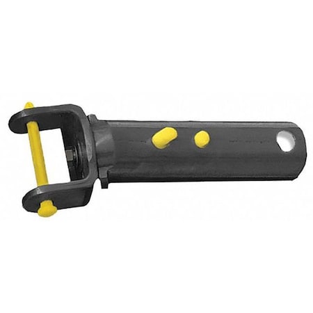 Jed Pool Tools Handle, Al, Black/Yellow/Enameled, 4-1/2" L 80-224-S