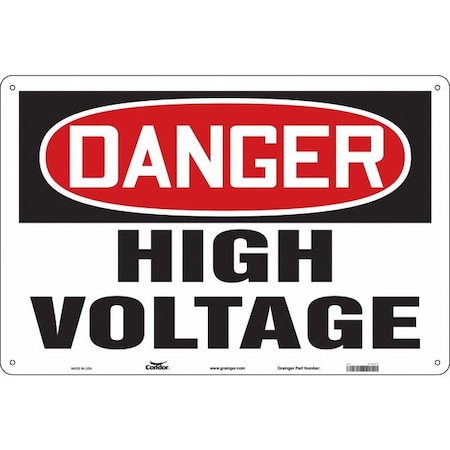 Condor Safety Sign, 36" Wx24" H, 0.032" Thickness, 479P54 479P54