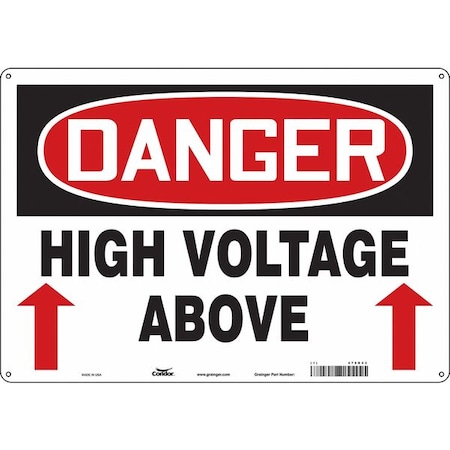 Condor Safety Sign, 20" Wx14" H, 0.032" Thickness, 479R43 479R43