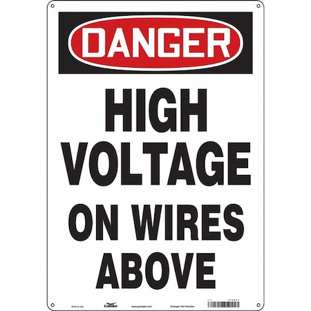 Condor Safety Sign, 14" Wx20" H, 0.032" Thickness, 479U35 479U35