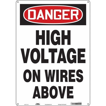 Condor Safety Sign, 14" Wx20" H, 0.055" Thickness, 479U39 479U39