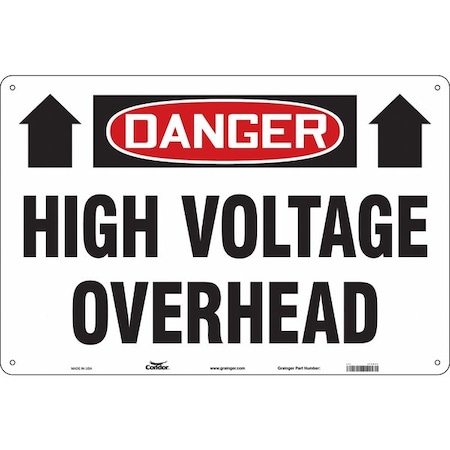 Condor Safety Sign, 36" Wx24" H, 0.032" Thickness, 479U64 479U64