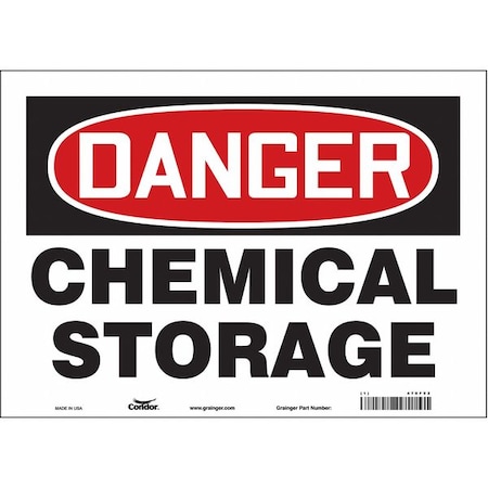 Condor Safety Sign, 10 in Height, 14 in Width, Vinyl, Horizontal Rectangle, English, 470F92 470F92