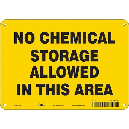 Condor Safety Sign, 7 in Height, 10 in Width, Aluminum, Vertical Rectangle, English, 470F04 470F04
