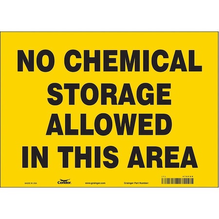 Condor Safety Sign, 10 in Height, 14 in Width, Vinyl, Horizontal Rectangle, English, 470F09 470F09
