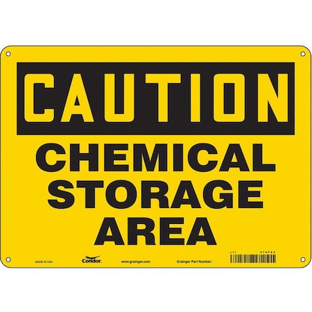 Condor Safety Sign, 10 in Height, 14 in Width, Aluminum, Horizontal Rectangle, English, 470F24 470F24