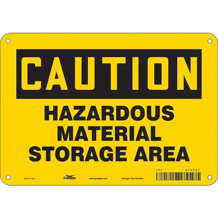 Condor Safety Sign, 7 in Height, 10 in Width, Aluminum, Vertical Rectangle, English, 470F57 470F57