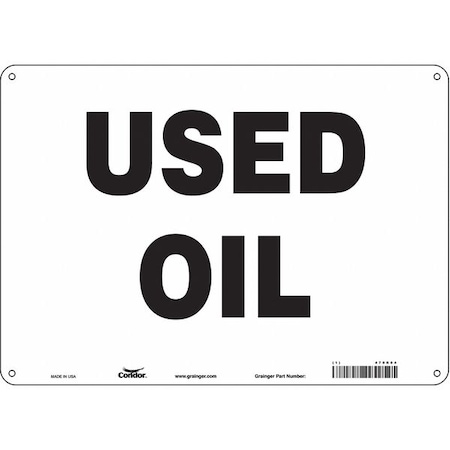 Condor Safety Sign, 10 in Height, 14 in Width, Aluminum, Horizontal Rectangle, English, 470R04 470R04