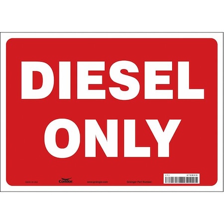 Condor Safety Sign, 10 in Height, 14 in Width, Vinyl, Horizontal Rectangle, English, 470R29 470R29