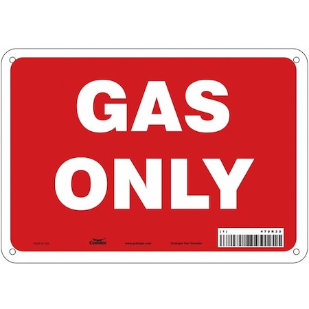 Condor Safety Sign, 7 in Height, 10 in Width, Aluminum, Vertical Rectangle, English, 470R30 470R30