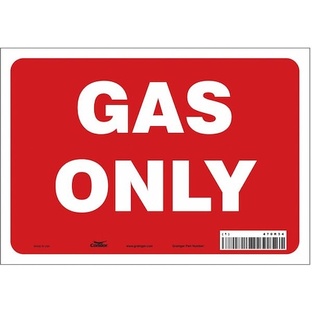 Condor Safety Sign, 7 in Height, 10 in Width, Vinyl, Vertical Rectangle, English, 470R34 470R34