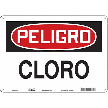 Condor Safety Sign, 14" W, 10" H, 0.032" Thickness 470T52