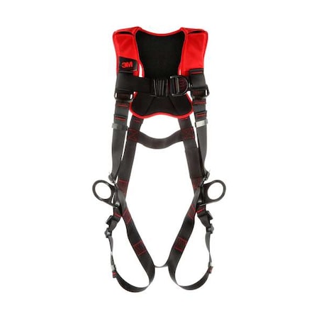3M Protecta Protecta(R) Vest-Style Positioning/Climbing Harness, XL, 420 lb., Friction / Pass-Through Chest/ 1161438