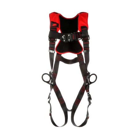 3M Protecta Protecta(R) Full Body Harness, M/L, 420 lb., Quick-Connect Chest/ Quick-Connect Leg Straps 1161443M