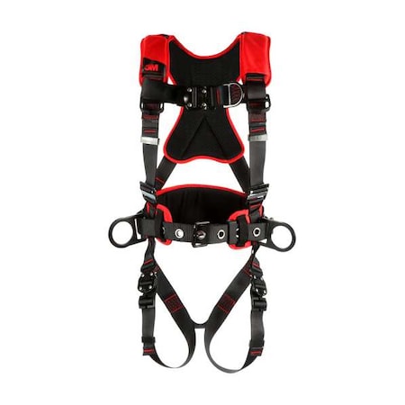 3M Protecta Protecta(R) Full Body Harness, M/L, 420 lb., Quick-Connect Chest/ Quick-Connect Leg Straps 1161221