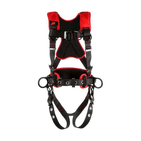 3M Protecta Protecta(R) Full Body Harness, M/L, 420 lb., Mating Chest/ Tongue Leg Straps 1161227