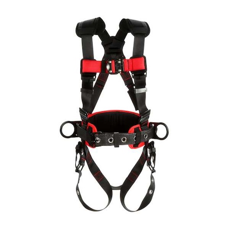 3M Protecta Protecta(R) Full Body Harness, XL, 420 lb., Quick-Connect Chest/ Tongue Leg Straps 1161317