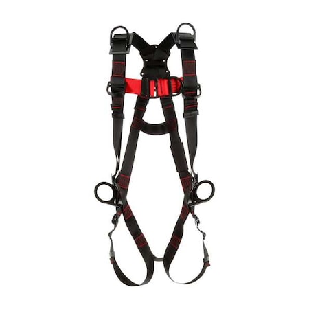 3M Protecta Protecta(R) Vest-Style Positioning/Climbing/Retrieval Harness, XL, 420 lb., Friction Leg Straps 1161515