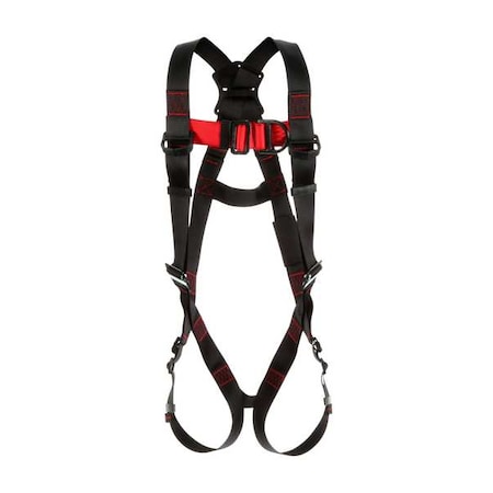 3M Protecta Protecta(R) Full Body Harness, S, 420 lb., Friction / Pass-Through Chest/ Back, Chest D-Ring 1161553