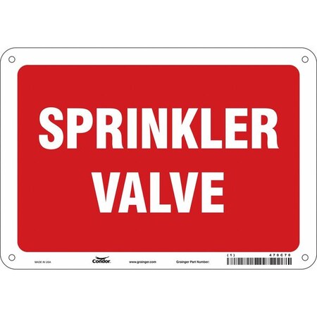 Condor Safety Sign, 10" W, 7" H, 0.032" Thickness 470C70