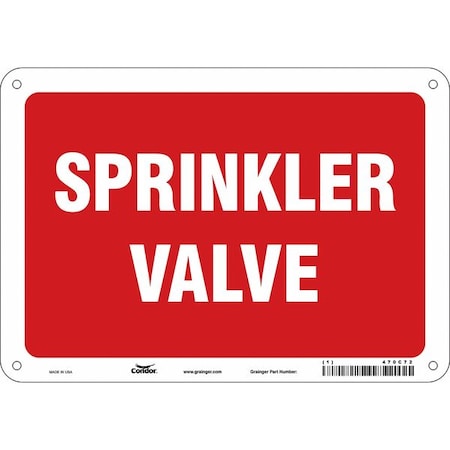 Condor Sprinkler Valve, 10 in W x 7 in H, Vertical Rectangle, Polyethylene, 470C72 470C72